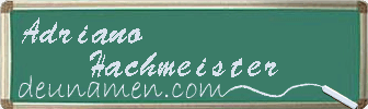 Adriano Hachmeister Visitenkarte